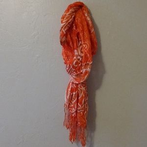 Women's Orange Scarf